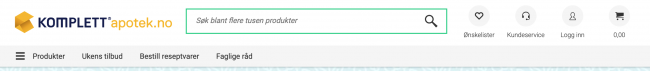 Komplett Apotek topp nettbutikk