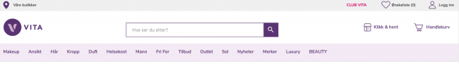 VITA topp nettbutikk