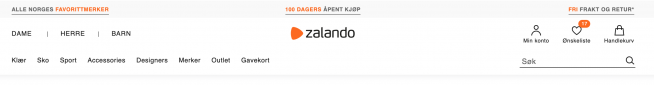 Zalando topp nettbutikk